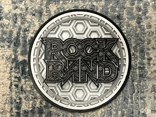 Rock Band Wall Art Or Display 3D printed Dimensional Mosaic