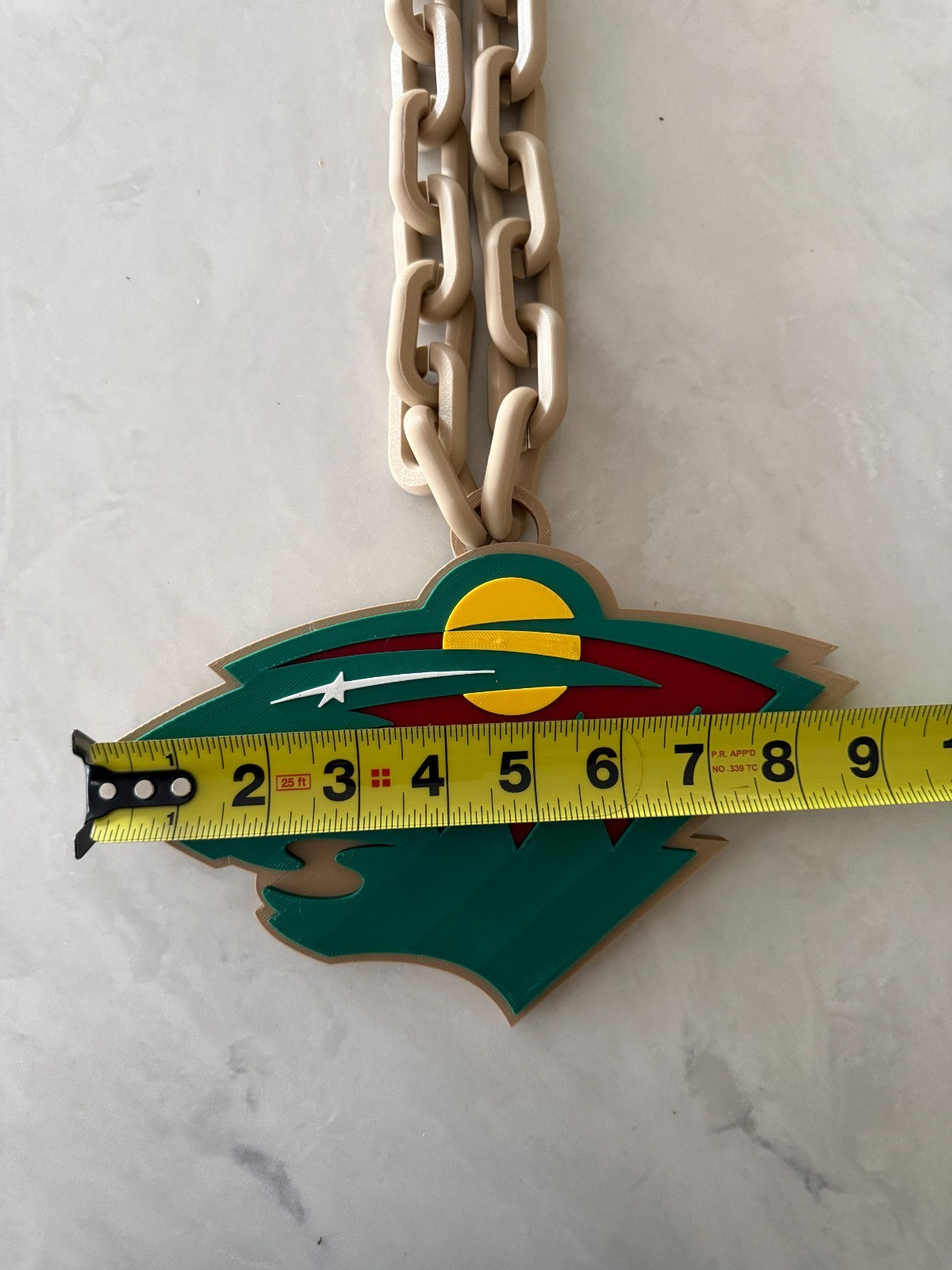Minnesota Wild Oversized Fan Necklace, Hype Chain