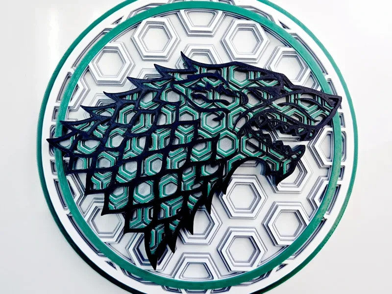 Game of Thrones Wall Art Or Display 3D printed Dimensional Mosaic