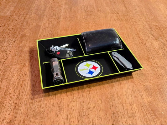Pittsburgh Steelers EDC Dump Tray 3D Printed Valet Desk Organizer Catchall