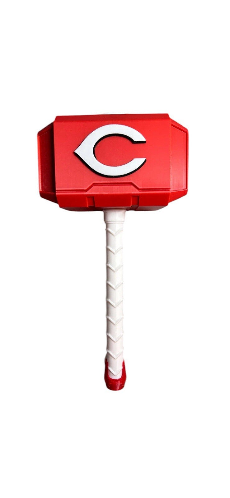 Cincinnati Reds MLB Mjolnir Thor's Hammer. Life Size  3D Printed Fan