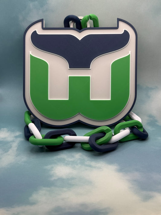 Hartford Whalers Oversized Necklace, Hype Chain