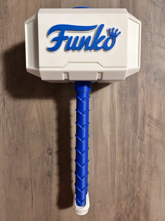 Funko Mjolnir Thor's Hammer. 3D Printed Fan Art Free Shipping In The US