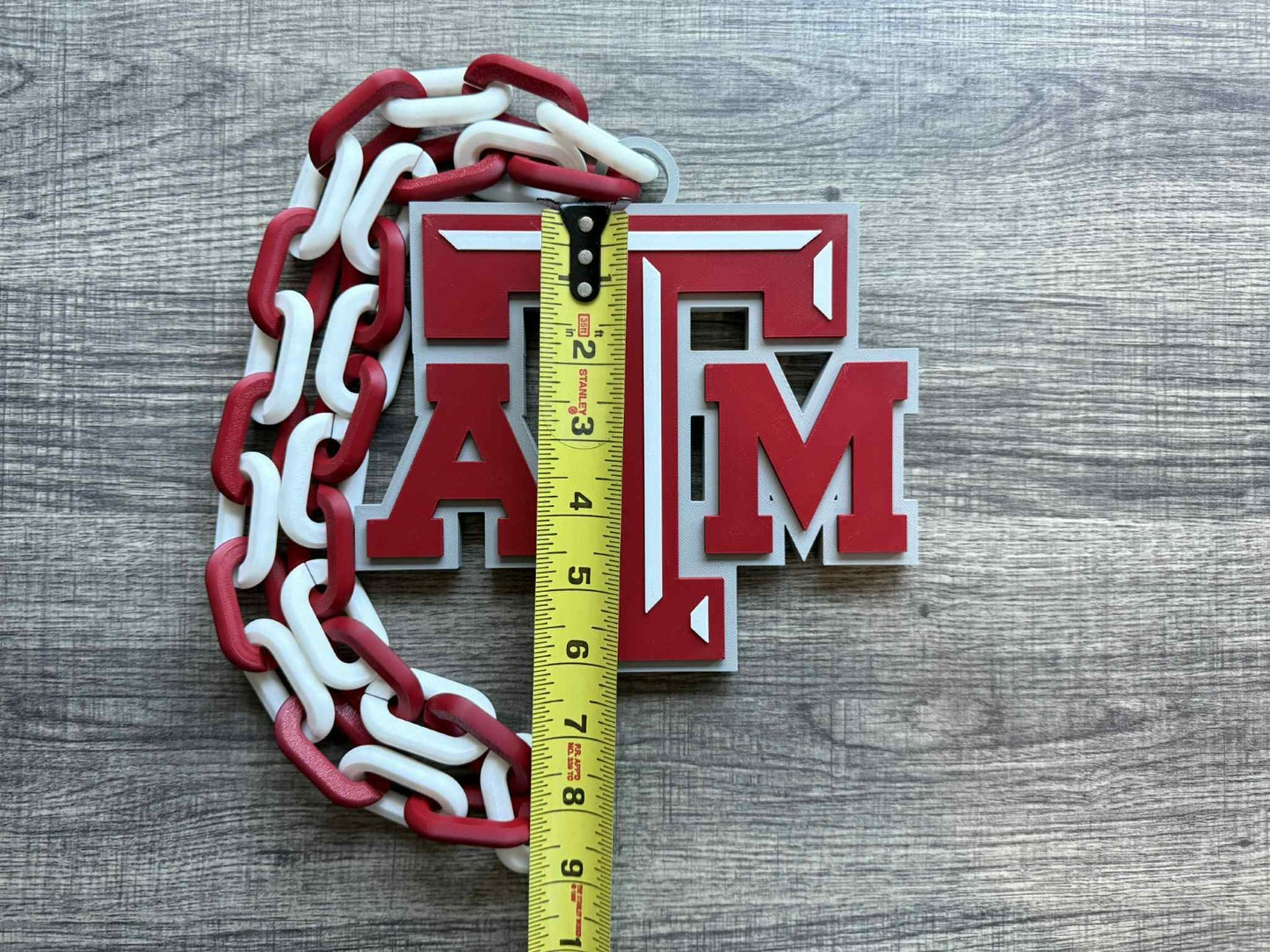Texas A&M Aggies Oversized Necklace, Hype Chain [Made To Order]