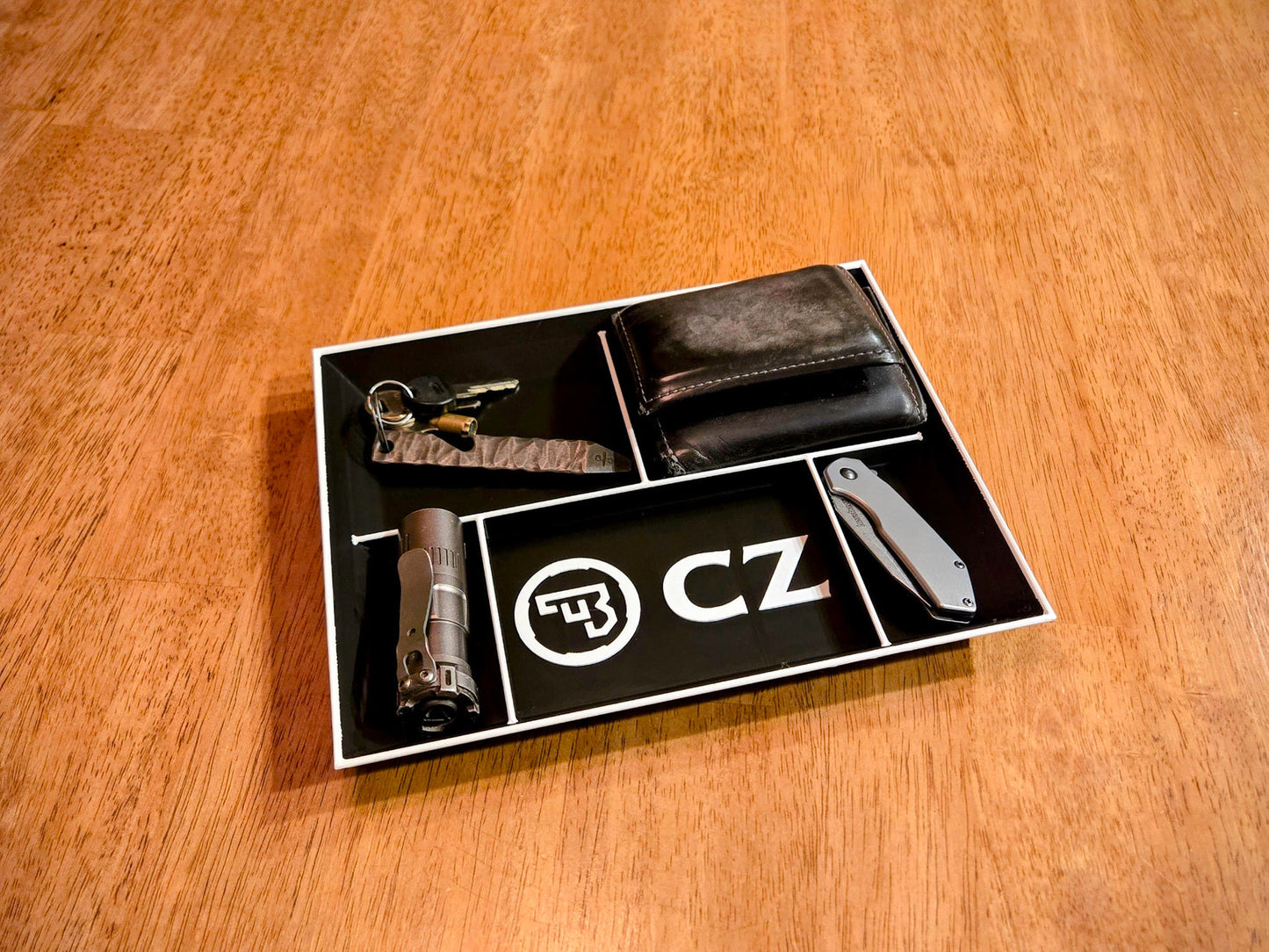 CZ Firearms EDC Dump Tray 3D Printed Valet Desk Organizer Nightstand Catchall