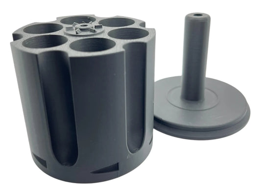 Revolving Revolver Cylinder Pen Holder - XL Edition