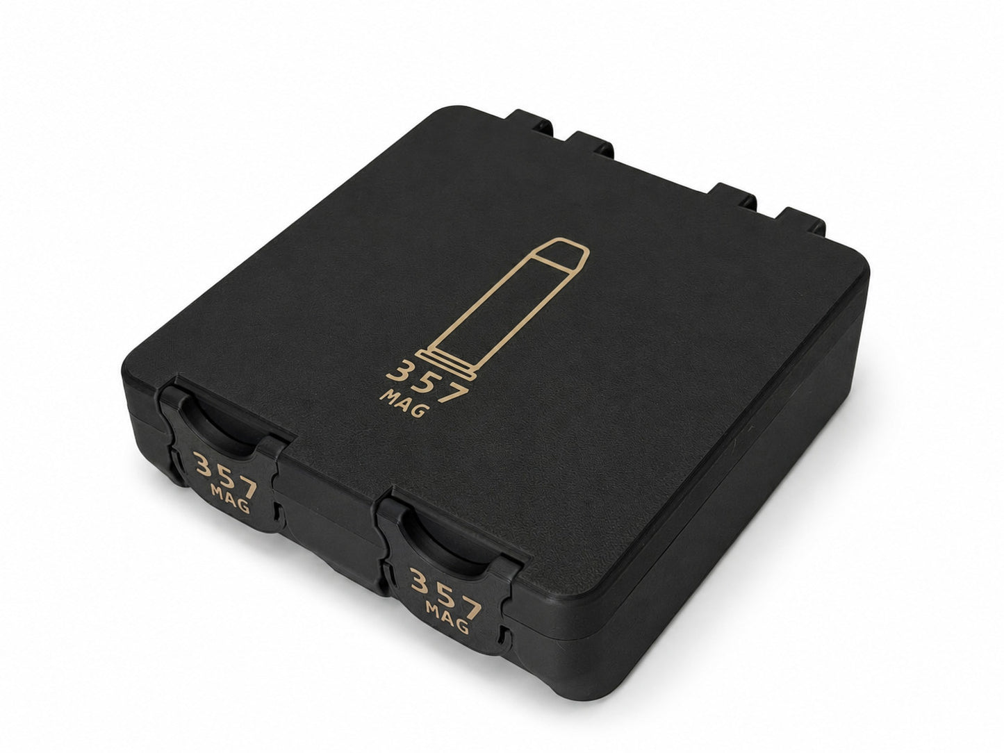 357 Magnum Ammo Box – 100 Rounds - Snap Close Storage Box | Fully Customizable