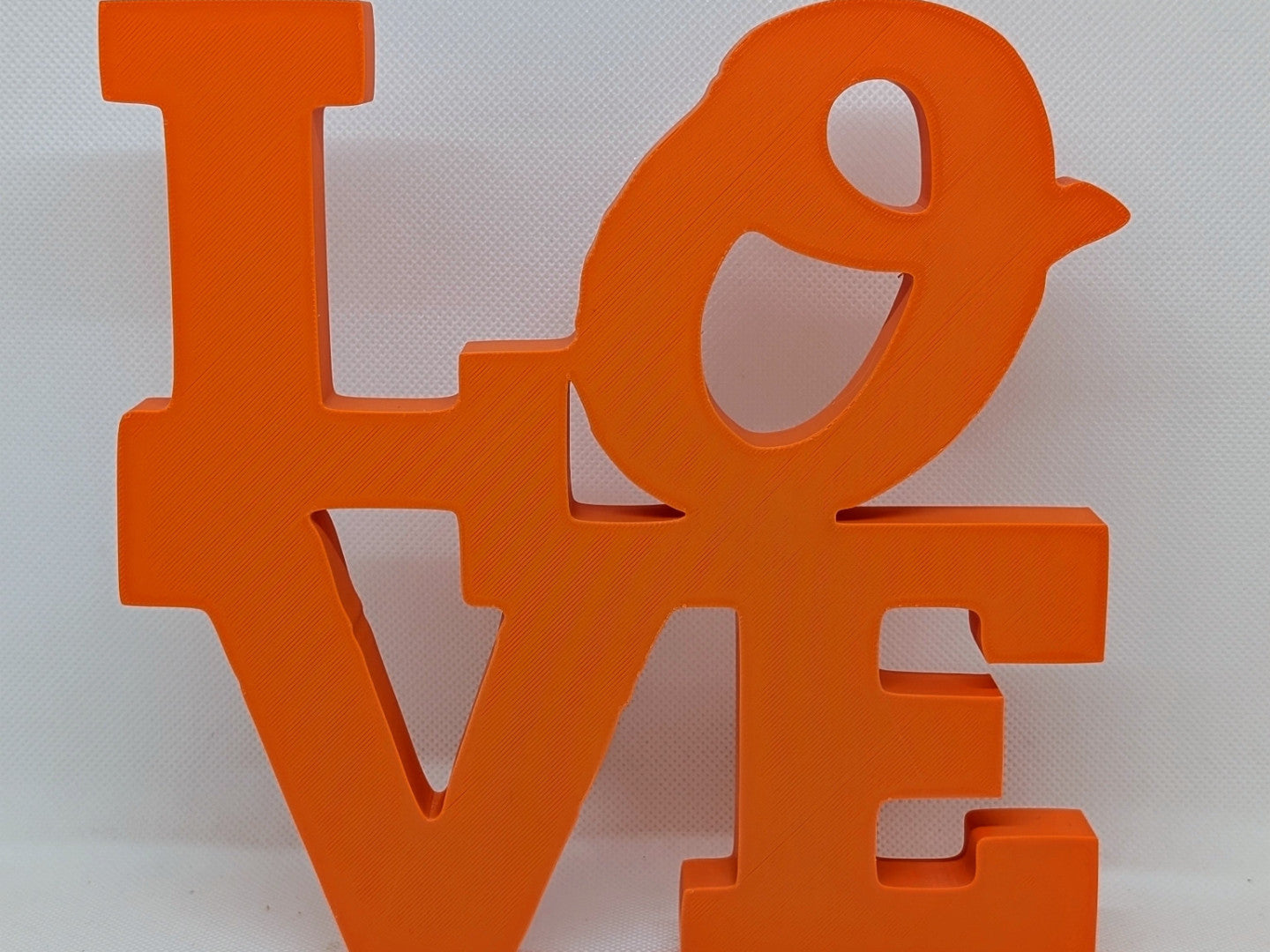 Orioles Love Park Sign 3D Printed Wall Sign