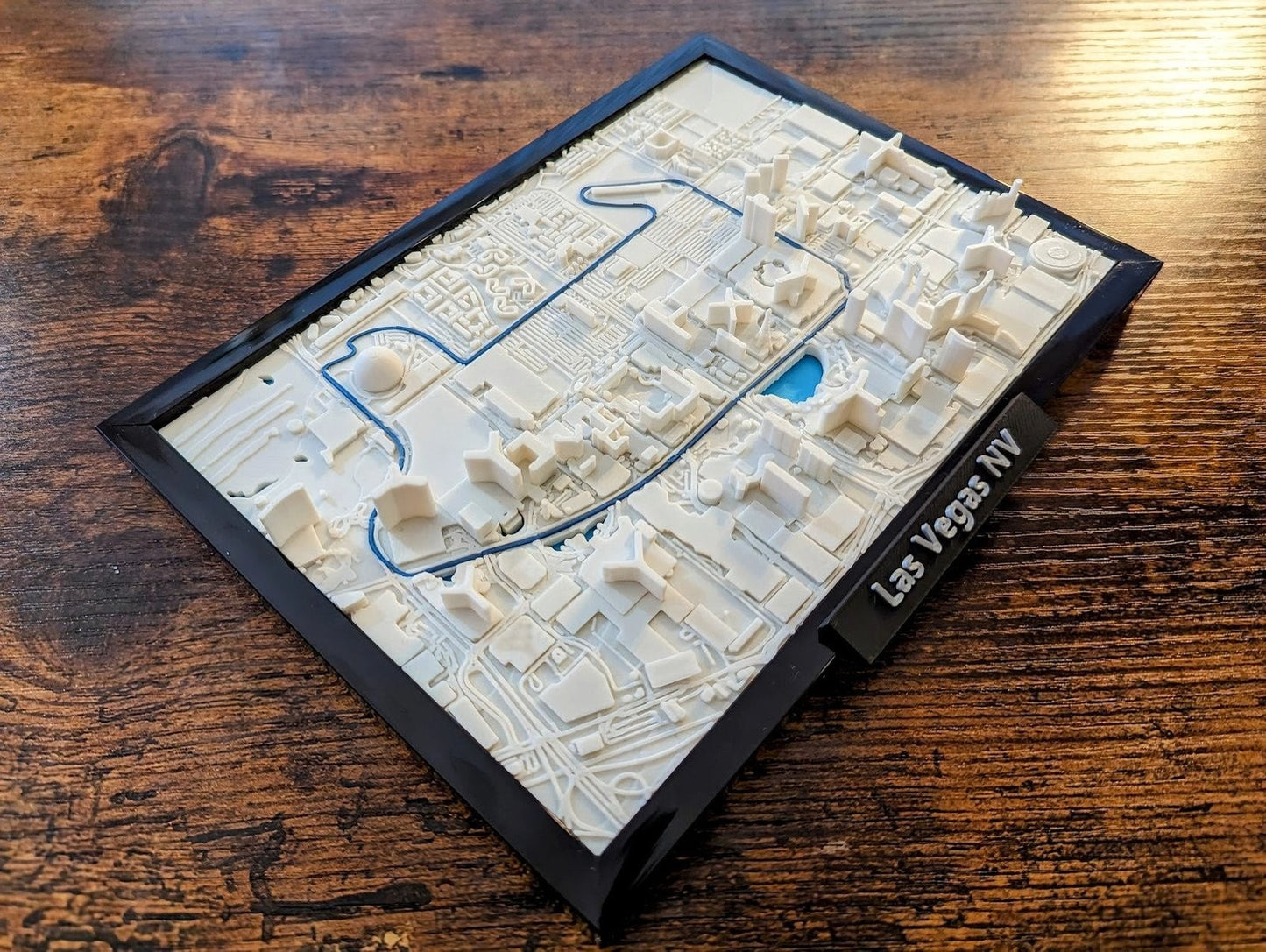 Las Vegas F1 Racing F1 Circuit 3D Map