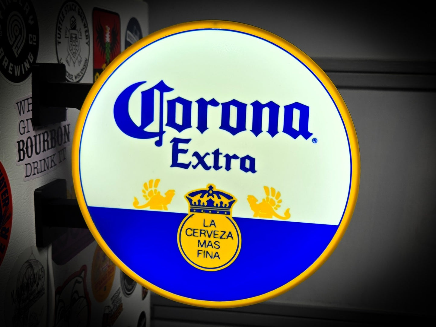 CORONA EXTRA 12 Inch Light Box LED Sign 3D Printed Wall Decor Man Cave Garage
