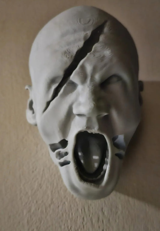 Zombie Head 3D Printed