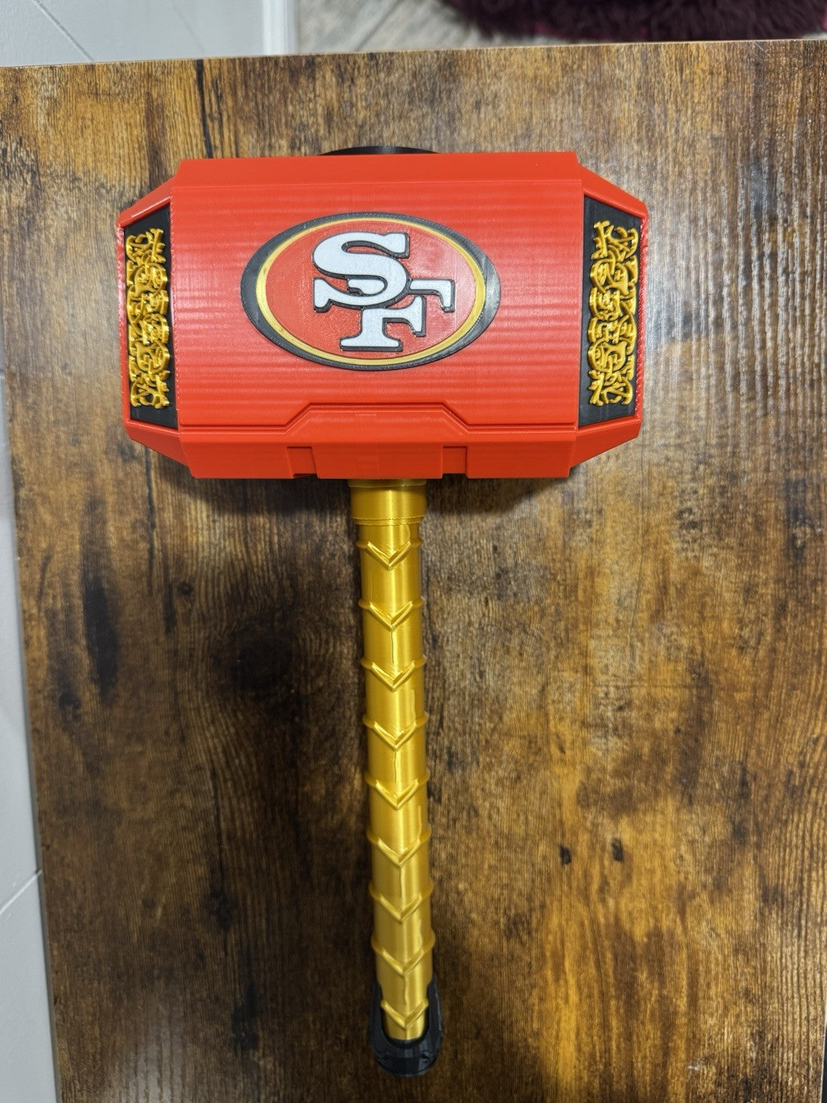 49ers 13” Thor Hammer San Francisco Niners Decoration NFL INSPIRED football Gift
