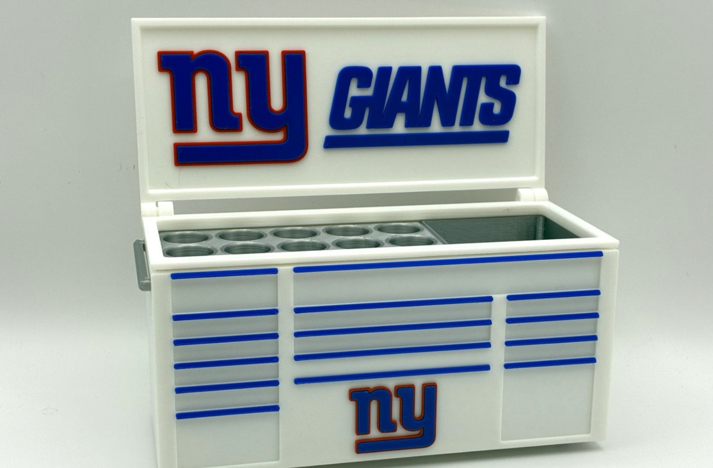 Mini Toolbox Pen Holder – Football Team Inspired Desk Organizer – Gift for Spor