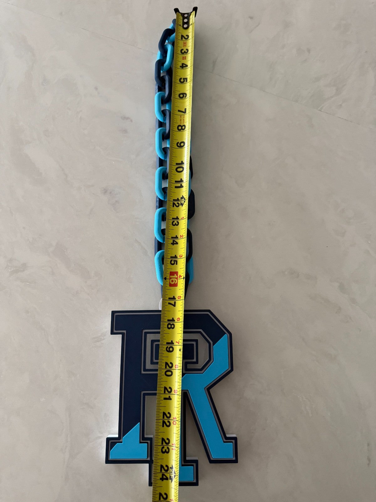 Rhode Island Rams Oversized Logo Necklace Hype Chain HandMade 3D Printed