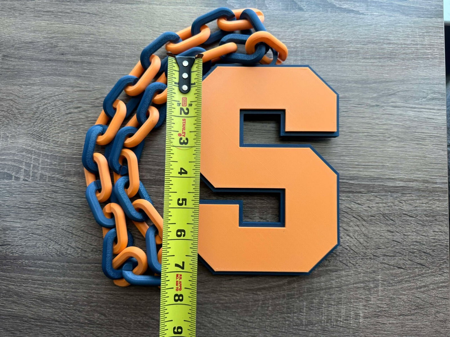 Syracuse Orange Oversized Necklace, Pendant