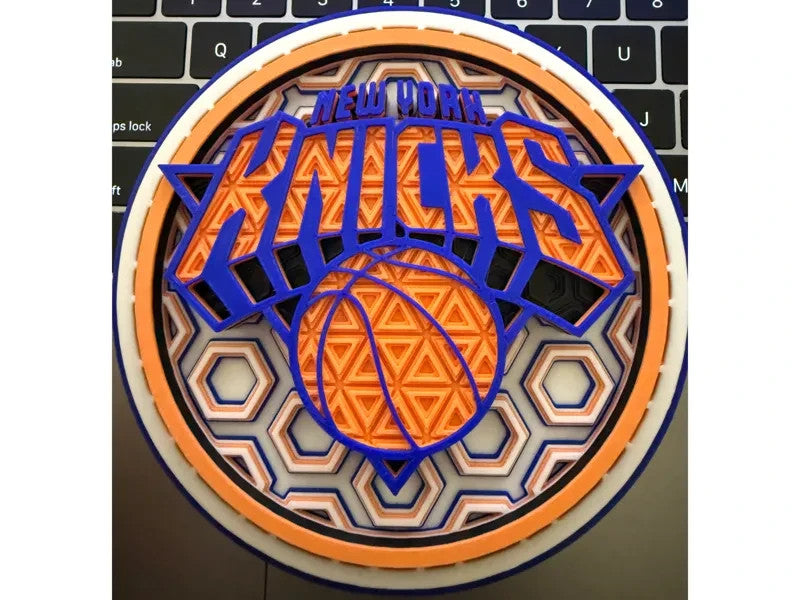New York Knicks Wall Art Or Display 3D printed Dimensional Mosaic