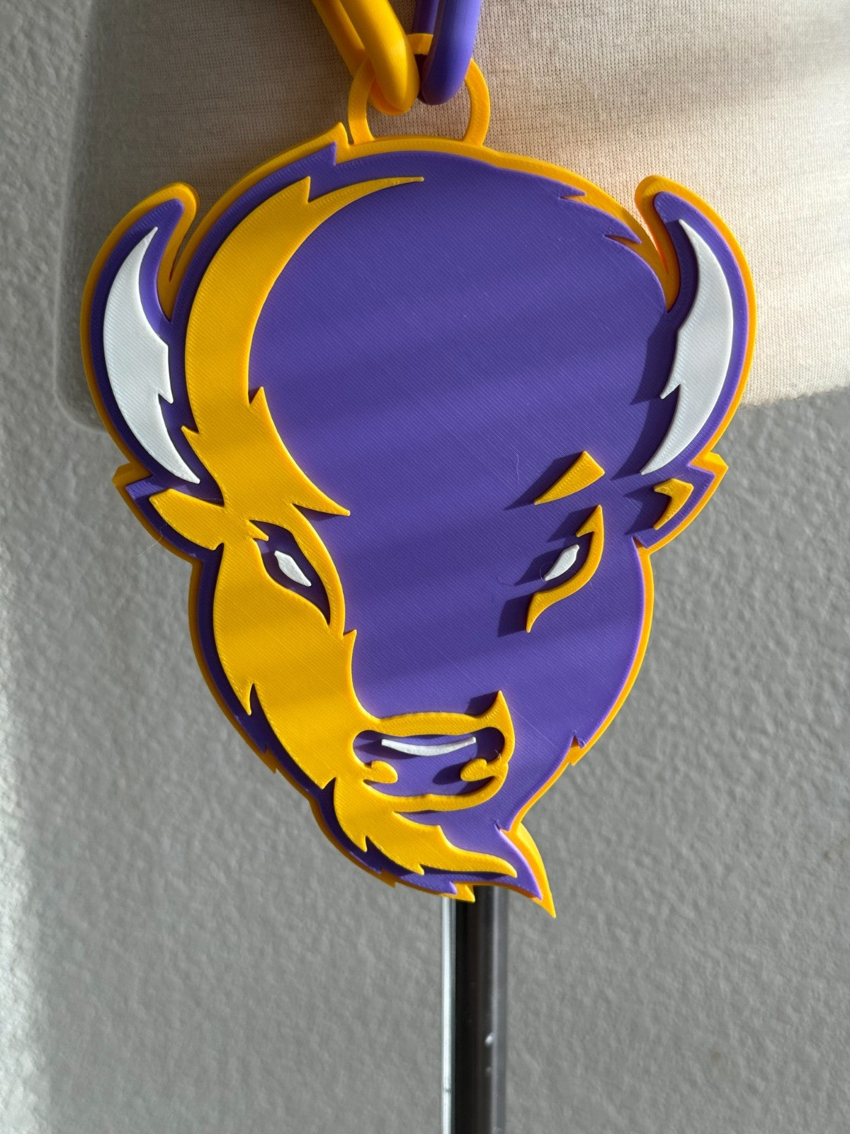 Lipscomb Bisons Oversized Fan Necklace, Hype Chain