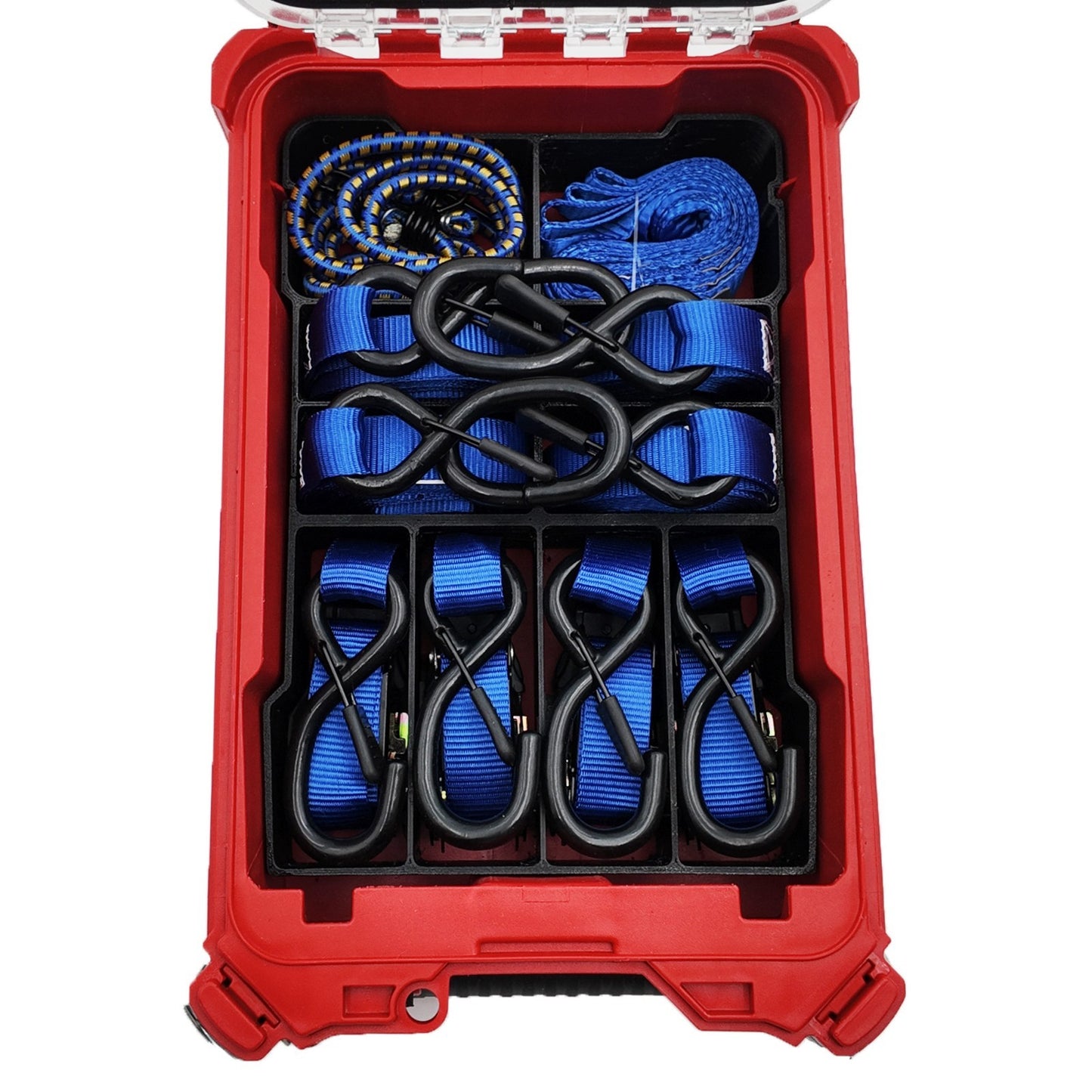 Ratchet Strap Organizer for Milwaukee Compact Packout Insert