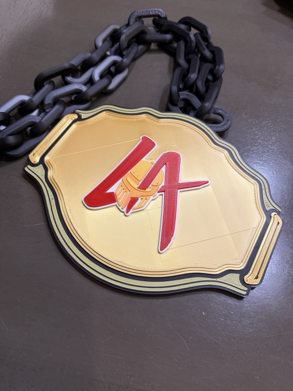 LA Knight WWE championship belt hype fan chain OR desk display!  Pick one!