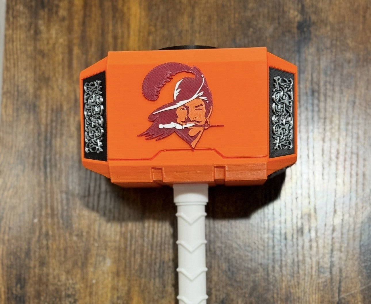 Tampa Bay Buccaneers Bucco Bruce Thor Hammer Decoration NFL Fan Gift Man Cave