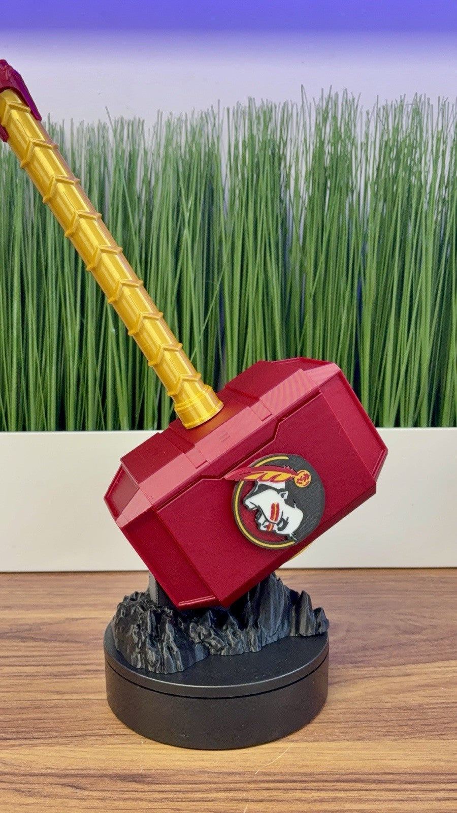 Florida State University 3-D printed Thor hammer