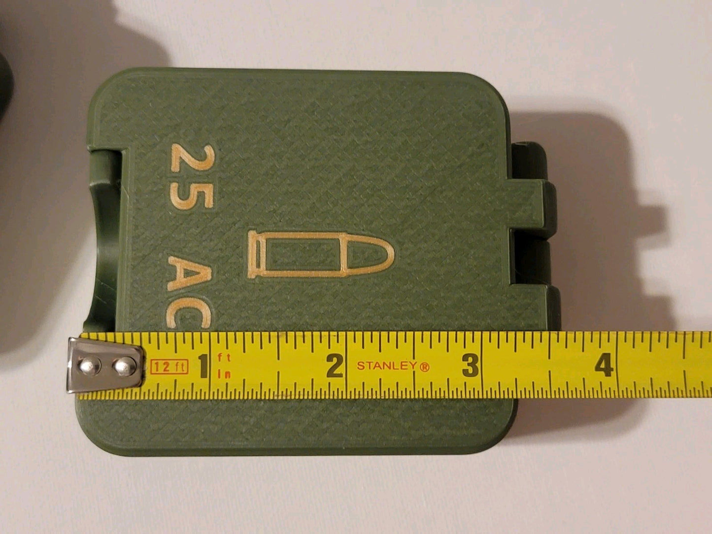Pick 2 Mini Ammo Boxes 22lr 25acp 32acp 9mm 40 45 Cans Storage Olive green Black