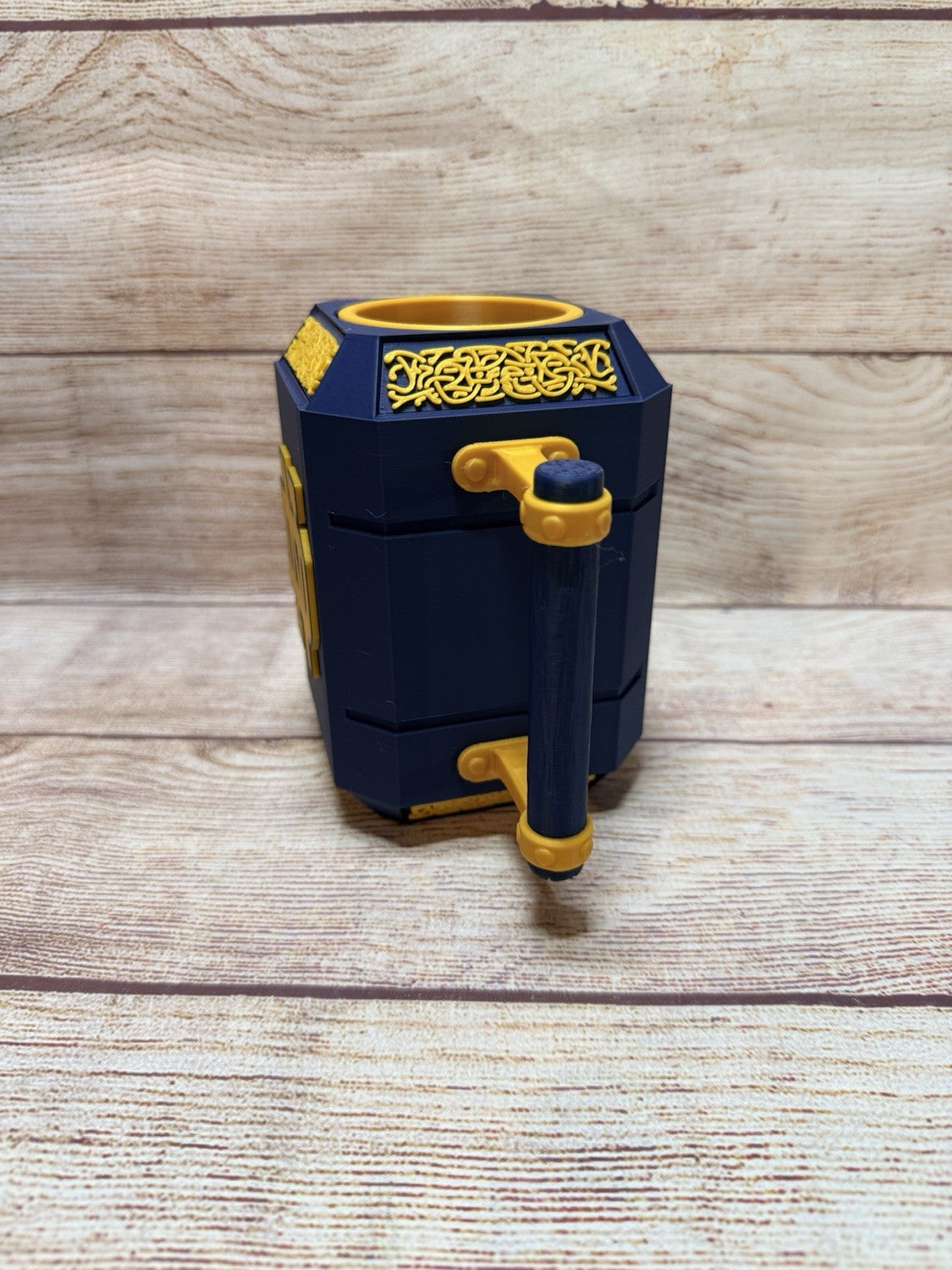 Notre Dame Fighting Irish Custom Mjolnir Themed Drink Koozie 3d Printed