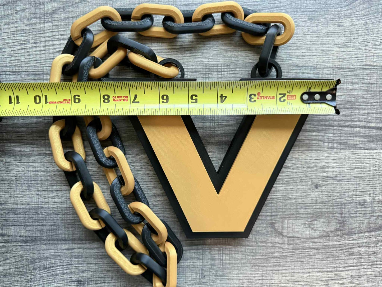 Vanderbilt Commodores Oversized Necklace, Hype Chain [Made To Order]