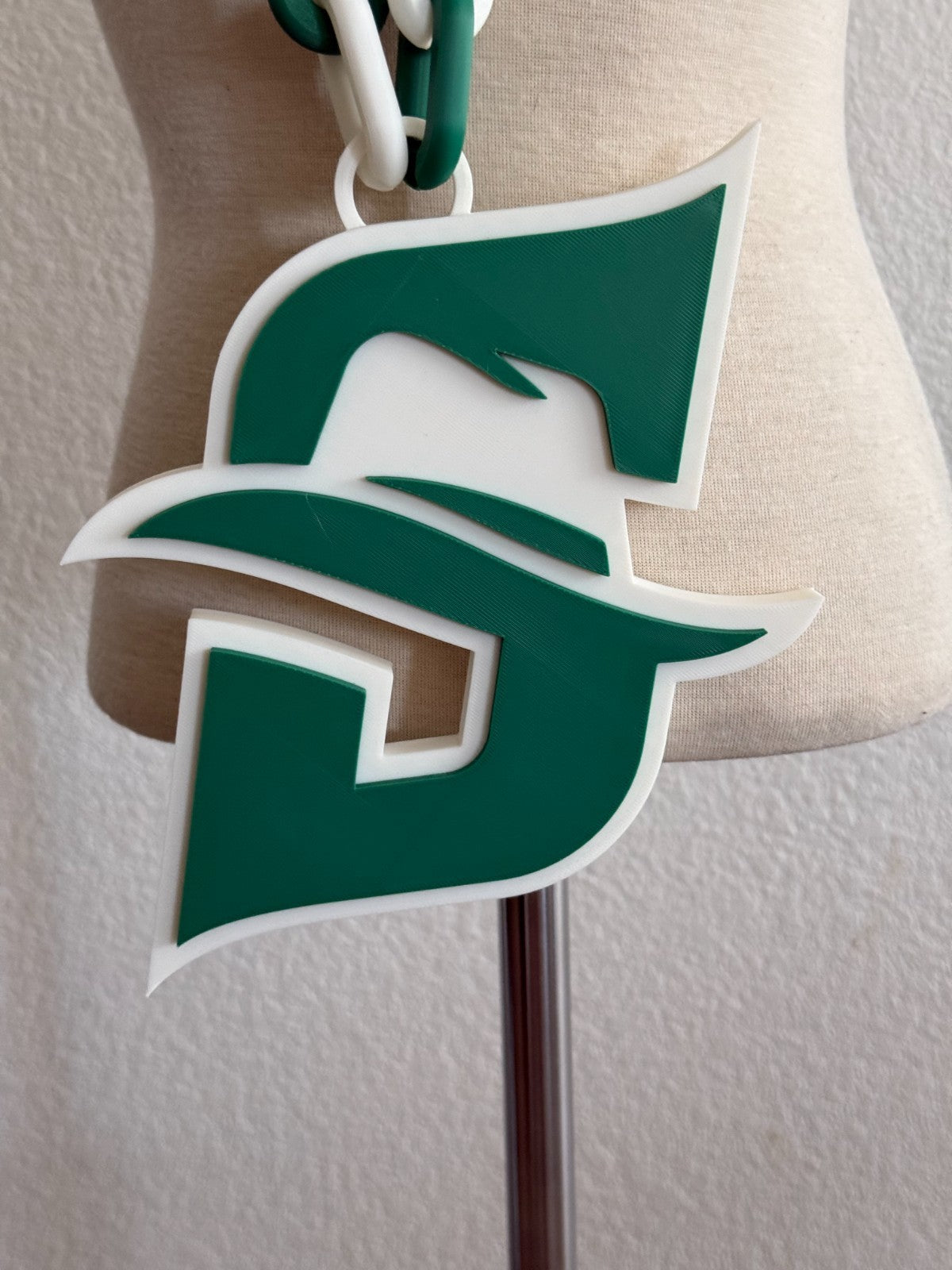 Stetson Hatters Oversized Necklace Hype Chain Handmade 3D