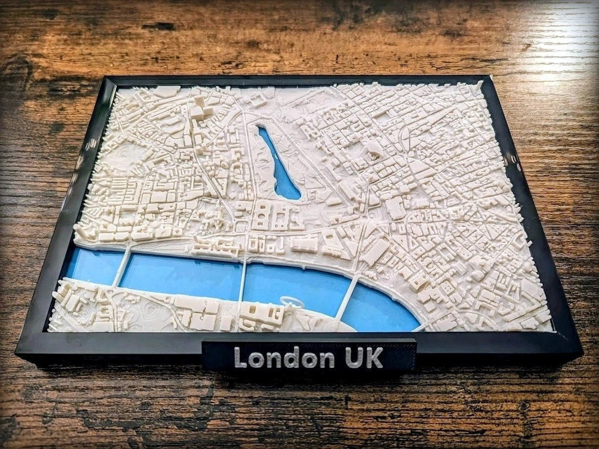 London UK 3D City Map