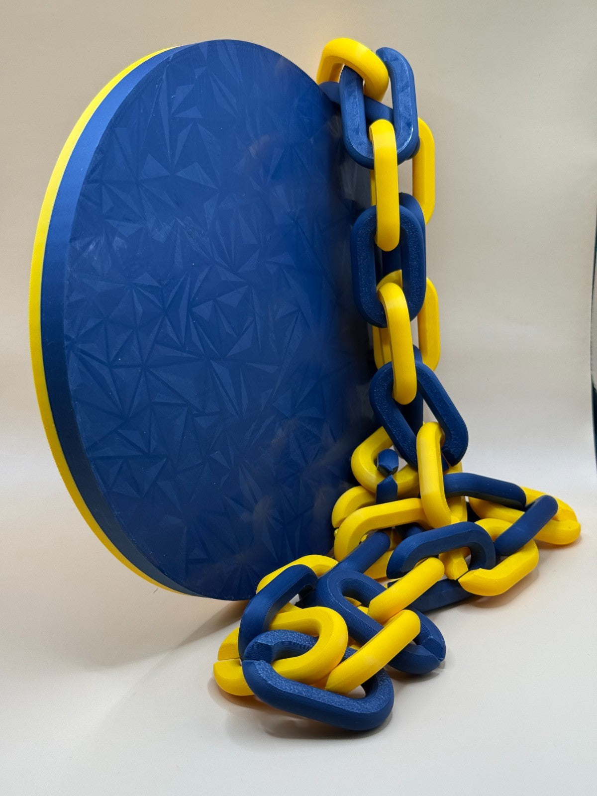Denver Nuggets Oversized Logo Necklace Turnover Chain Handmade 3D Printed