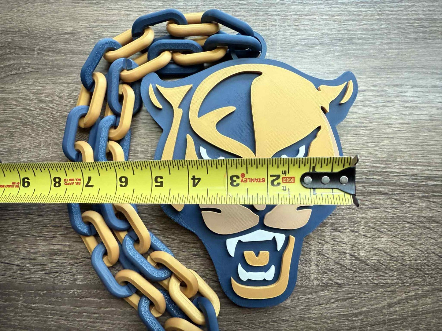 Florida International Panthers Oversized Necklace, Hype Chain [Made To Order]