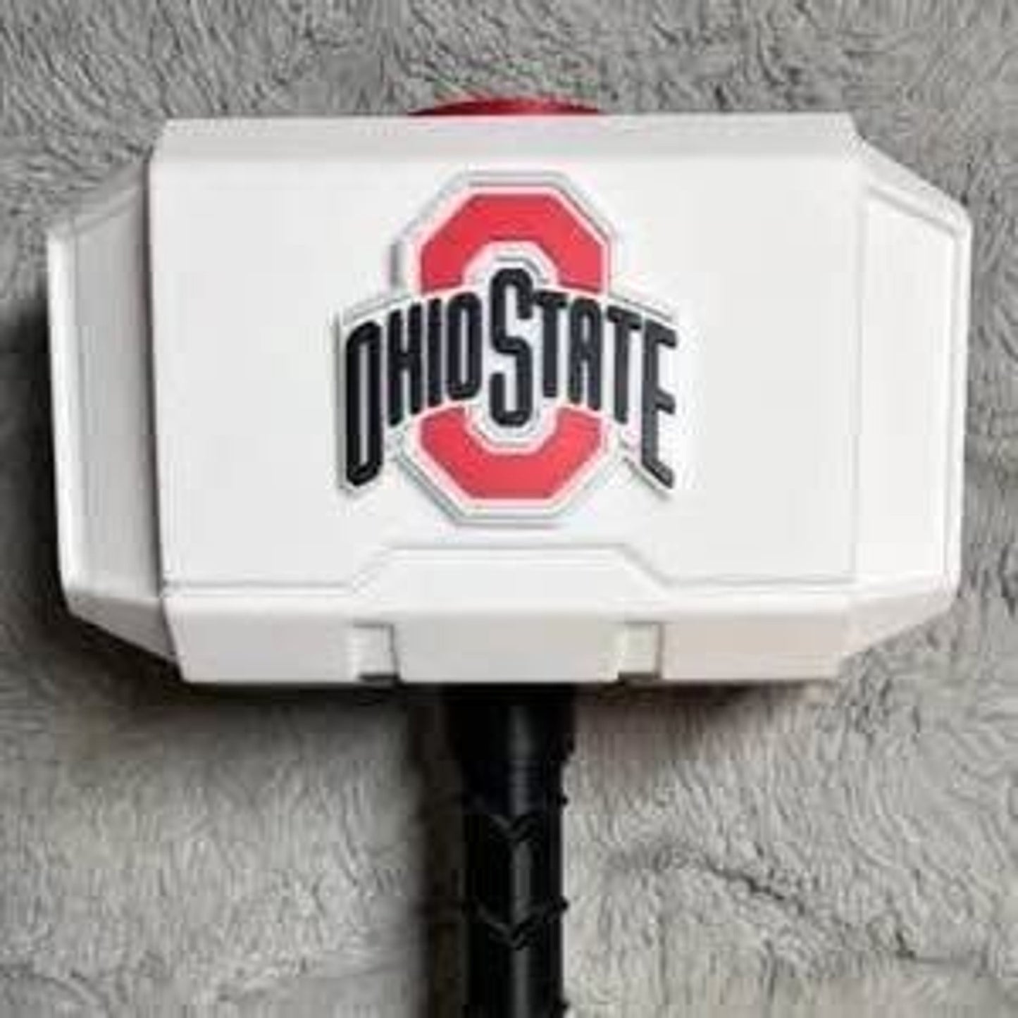 Ohio state themed Mjolnir Thor's Hammer - 3D Printed Fan Art