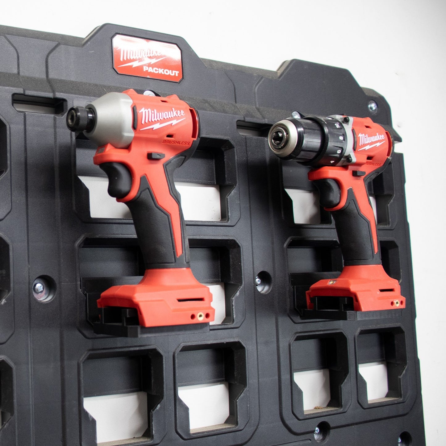 Packout Wall M18 Drill and Tool Holder 2 Pack