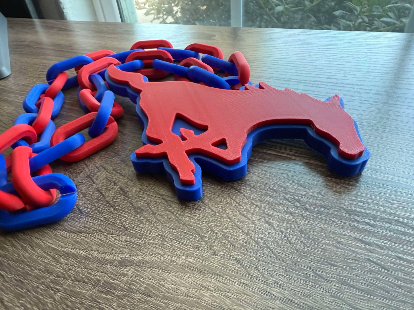 Southern Methodist University SMU Mustangs Oversized Necklace [Made To Order]