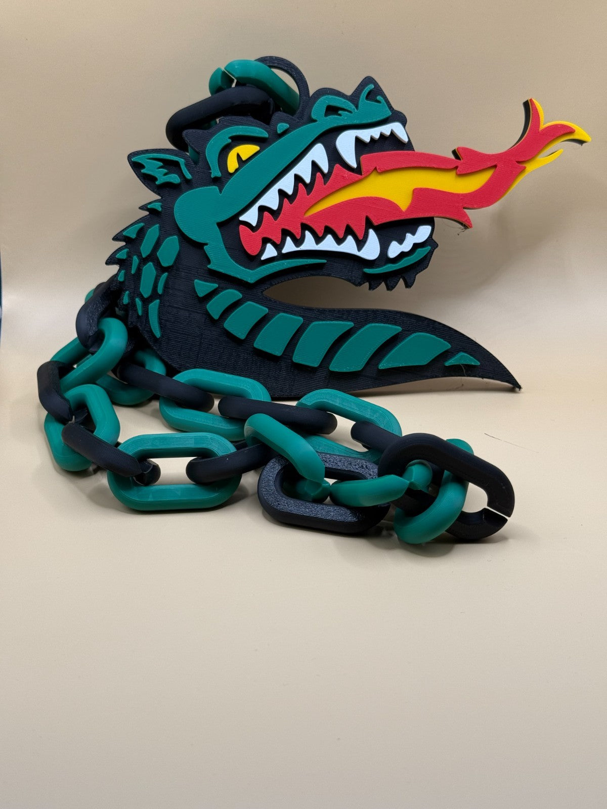 UAB Blazers Logo Necklace Turnover Chain HandMade 3D Printed