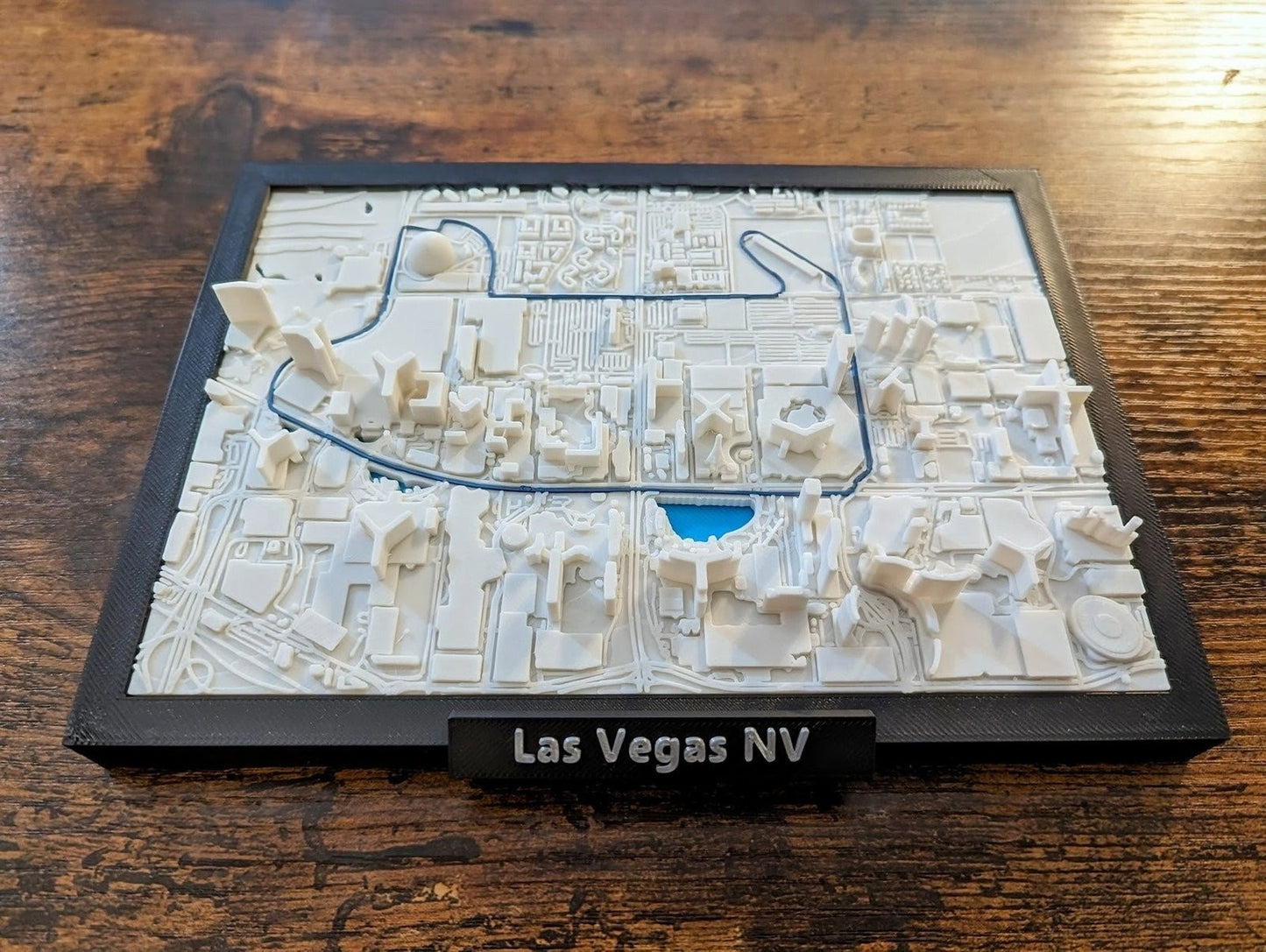 Las Vegas F1 Racing F1 Circuit 3D Map