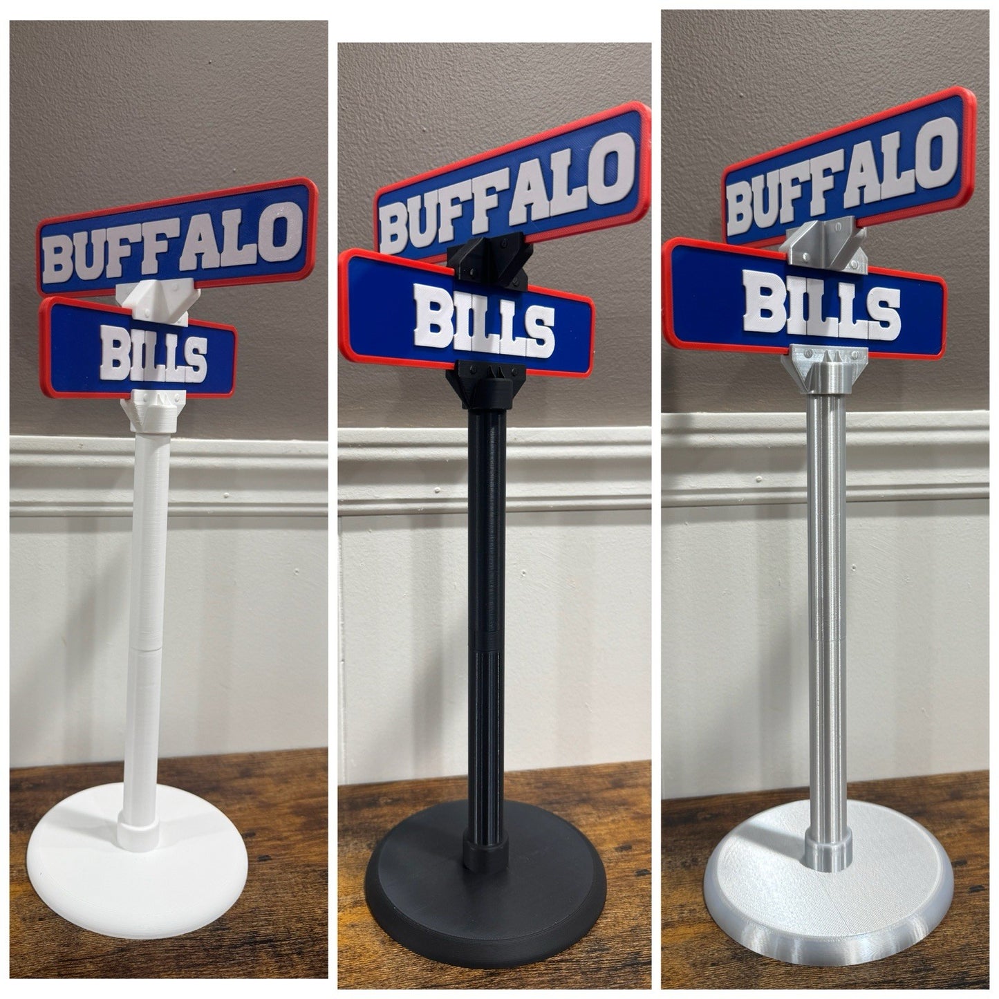 Buffalo Bills Mafia Street Sign Man Cave Memorabilia Office Desk Decor Fan Gift