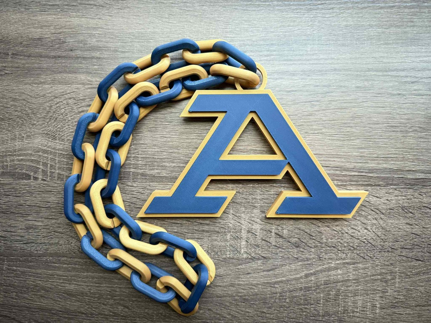 Akron Zips Logo Oversized Necklace, Hype Chain [Made To Order]
