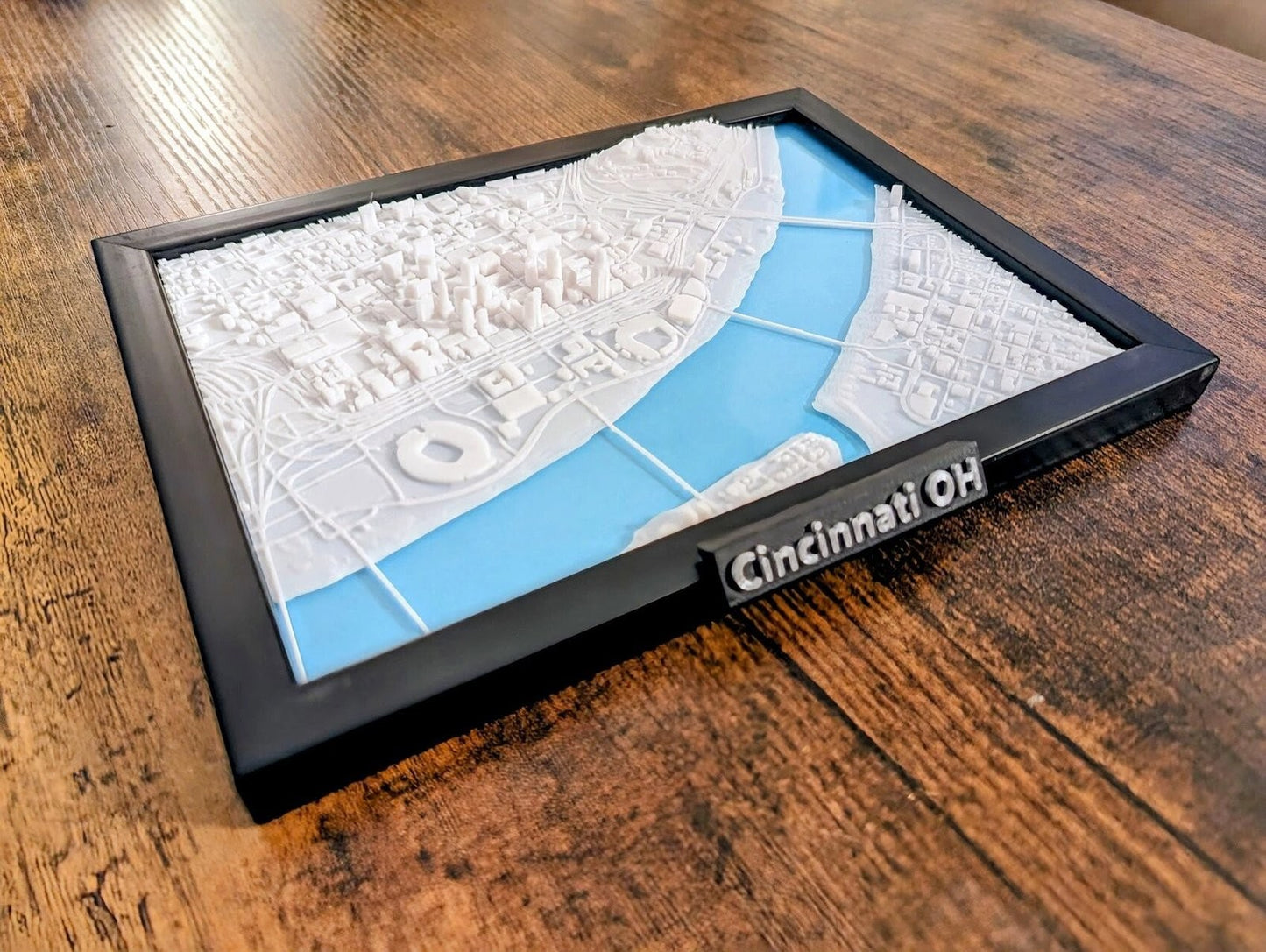 Cincinnati Ohio USA 3D City Map