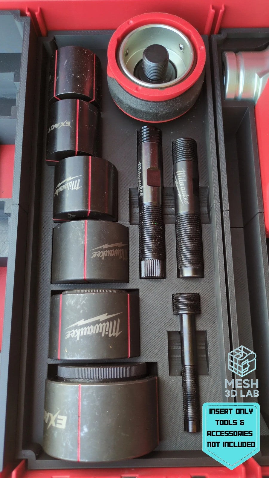 Fits Milwaukee M18 2677-21 6T Knockout Kit PACKOUT Drawer Insert (Insert Only)