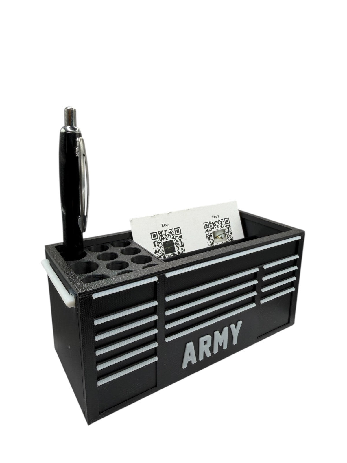 Navy Desk Organizer