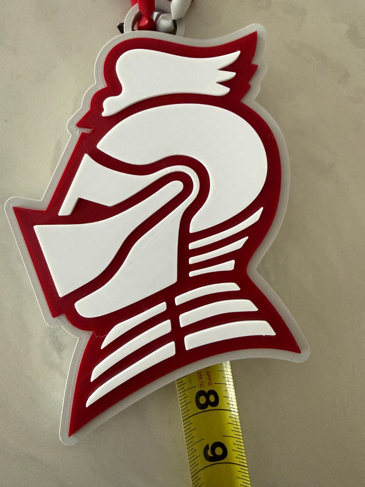 Bellarmine Knights Oversized Fan Logo Necklace, Hype Chain