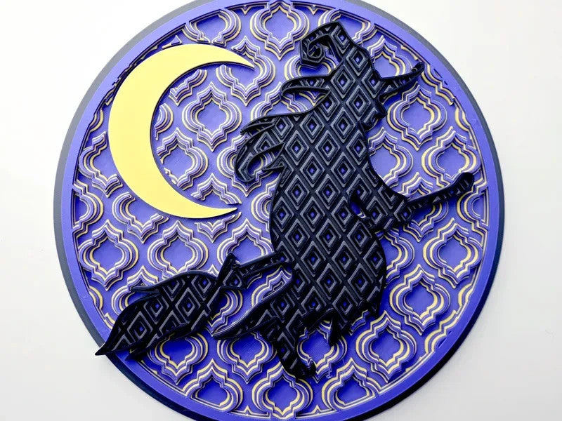 Halloween Wall Art Or Display 3D print Dimensional Mosaic