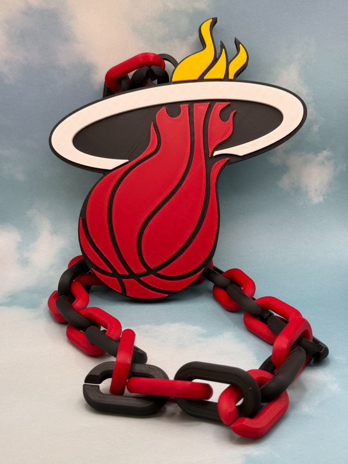 Toronto Raptors Oversized Hype Chain - 3D Printed Basketball Necklace - We The N
