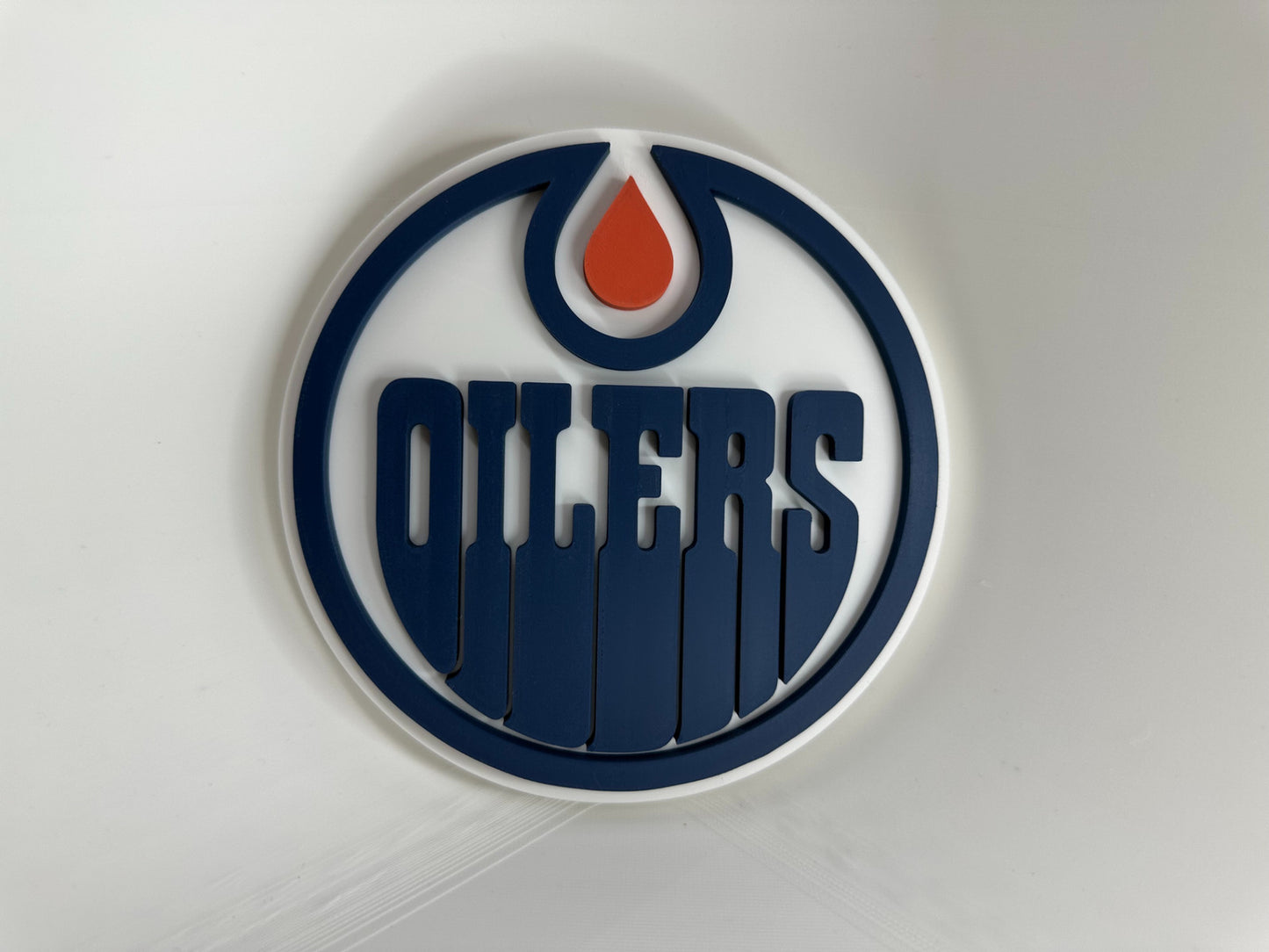 Edmonton Oilers Logo 2022 3D Printed Logo Wall Sign