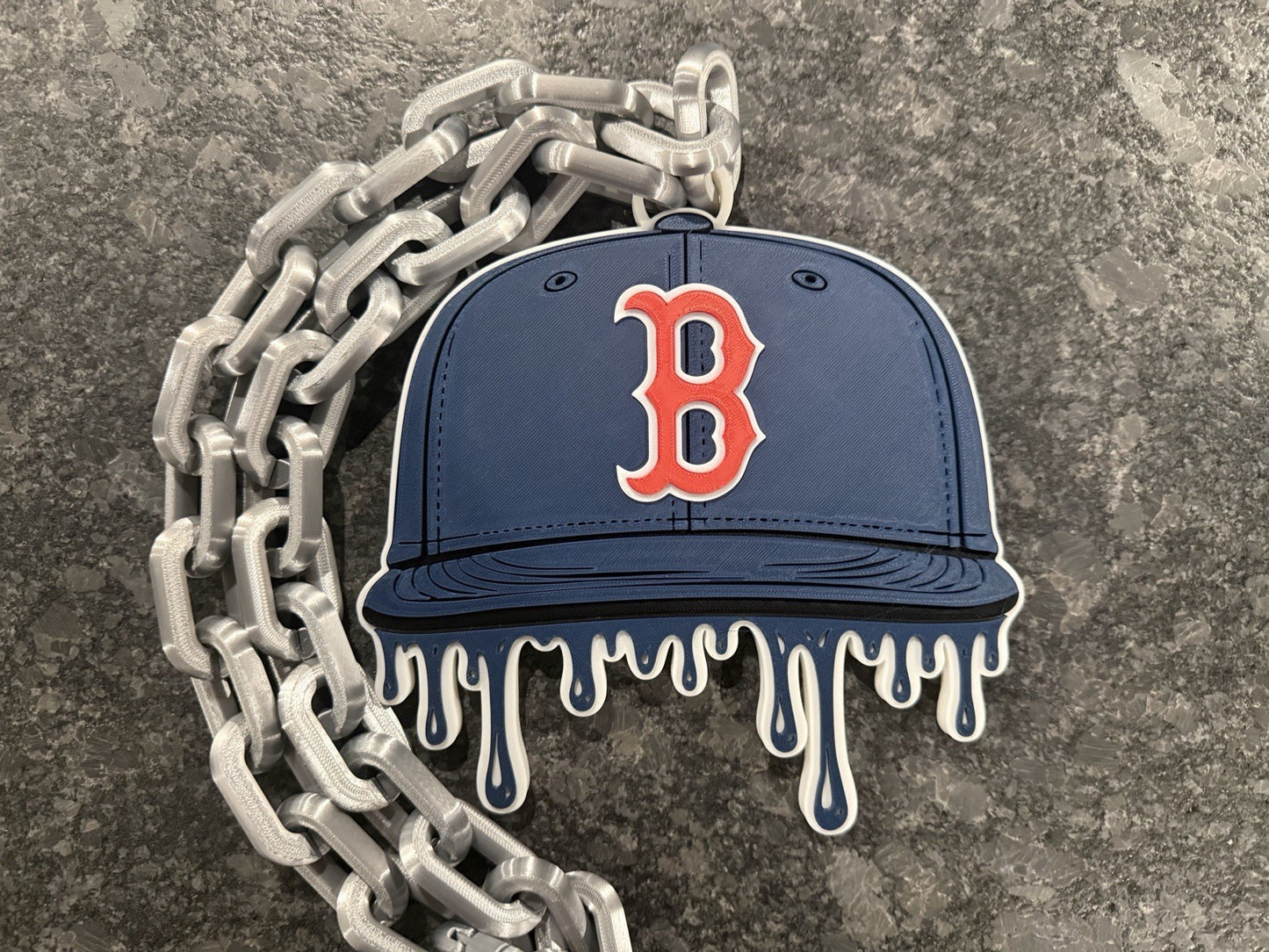 Boston Redsox Drip Style Hype Fan Chain Neckless New