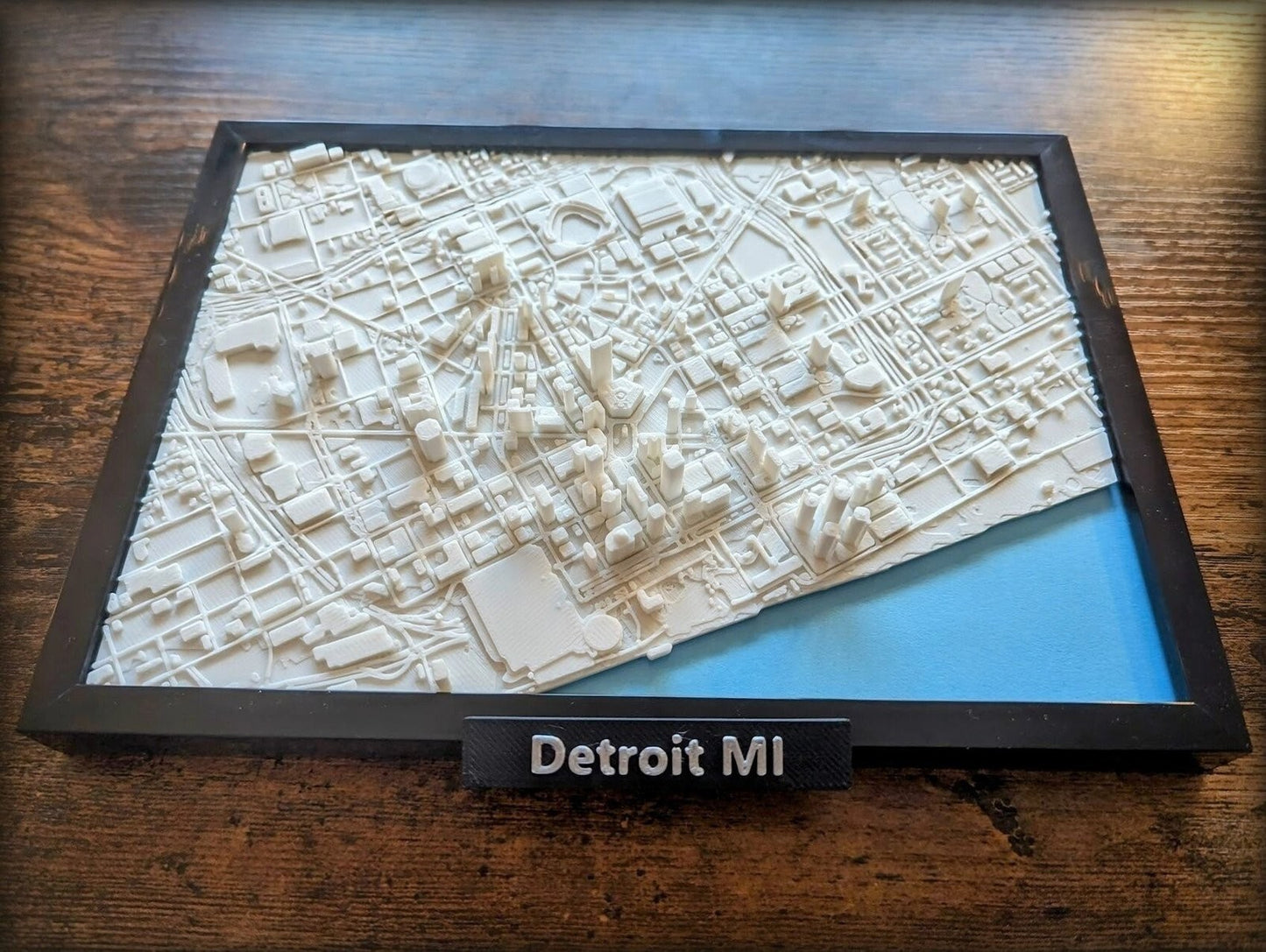 Detroit Michigan USA 3D City Map