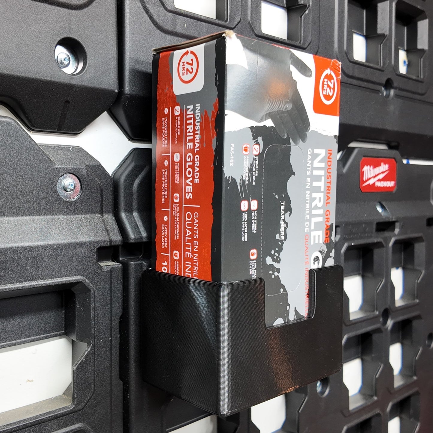 Packout Wall Disposable Glove Box Mount
