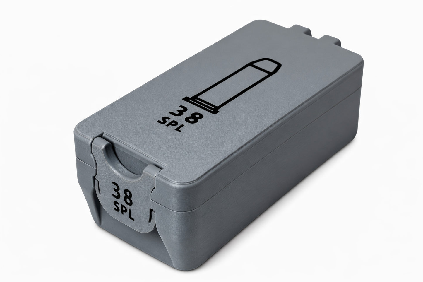 38 Special Ammo Box – 50 Rounds - Snap Close Storage Box | Fully Customizable